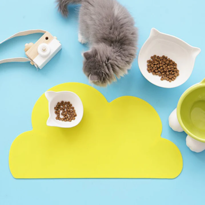 Cloud Shaped Pet Food Mat